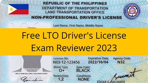 FREE LTO Exam Reviewer • LTO Exam • 2023 Updated.